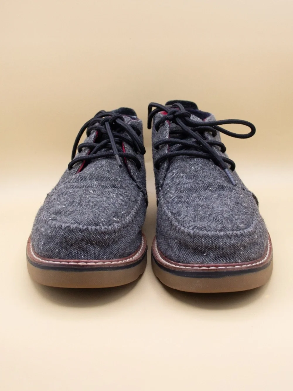 Toms Fleck Tweed Black Chukka Boots Men's Size 11